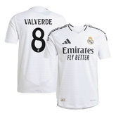 Real Madrid VALVERDE #8 Home Soccer Jersey 2024/25 - Player Version